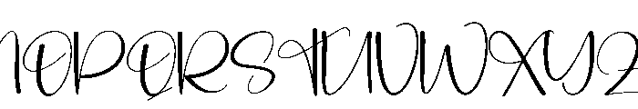 Bohotime Font UPPERCASE