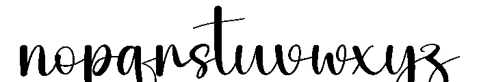 Bohotime Font LOWERCASE