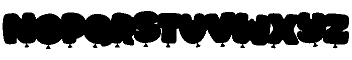 Boisterous Shindig Color Font UPPERCASE