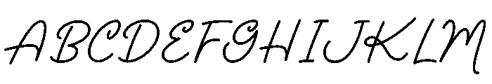 Boisterous Shindig Script Font UPPERCASE