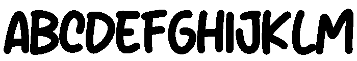 Bojong Font UPPERCASE
