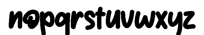 Bojong Font LOWERCASE
