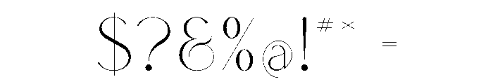 Boketto Display Font OTHER CHARS