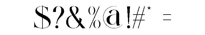 Bokking Font OTHER CHARS