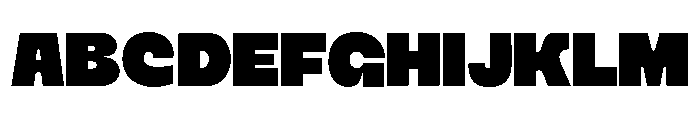 Bold Analogue Sans Bold Font UPPERCASE