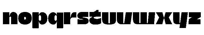 Bold Analogue Sans Bold Font LOWERCASE