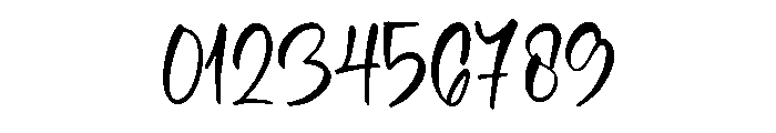 Bold Analogue Script Regular Font OTHER CHARS