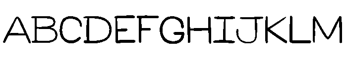 Bold And Thin Font UPPERCASE
