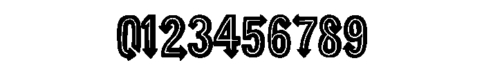 Bold Arrow By Squeeb Cr Regular Font OTHER CHARS