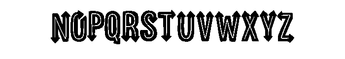 Bold Arrow By Squeeb Cr Regular Font UPPERCASE