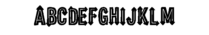 Bold Arrow By Squeeb Cr Regular FONT