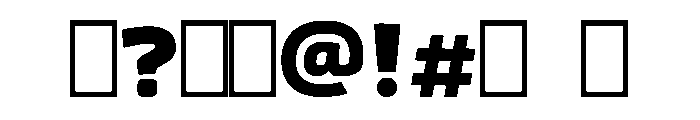Bold BLOKKR Bold Font OTHER CHARS