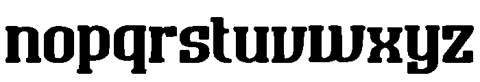 Bold Blackletter Font LOWERCASE