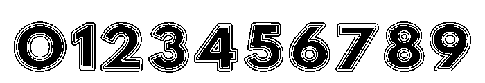Bold Block Regular Font OTHER CHARS