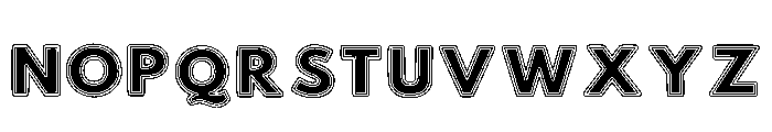 Bold Block Regular Font LOWERCASE