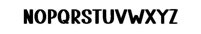 Bold Block Font UPPERCASE