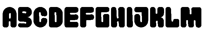 Bold Blocker Regular Font UPPERCASE