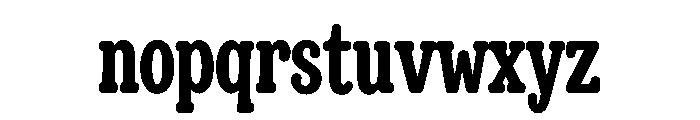 Bold Brew Font LOWERCASE