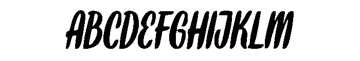 Bold Calligraphy Font UPPERCASE