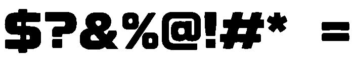 Bold Candy Font OTHER CHARS
