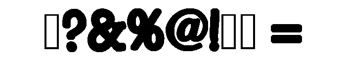 Bold Classic Regular Font OTHER CHARS