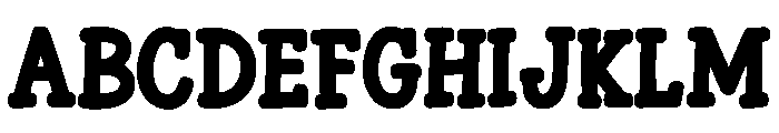 Bold Classic Regular Font UPPERCASE