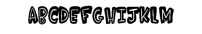 Bold Comic By Squeeb Cr Regular Font UPPERCASE