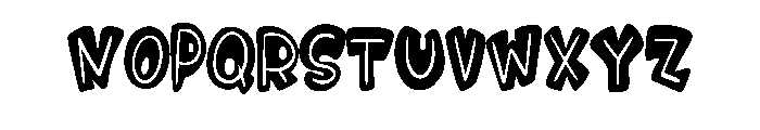 Bold Comic By Squeeb Cr Regular Font LOWERCASE