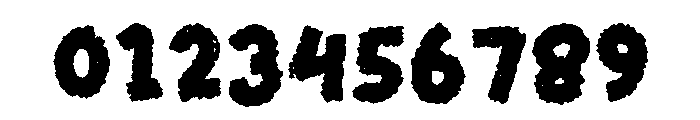 Bold Crayon Regular Font OTHER CHARS