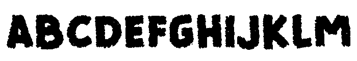 Bold Crayon Regular Font UPPERCASE