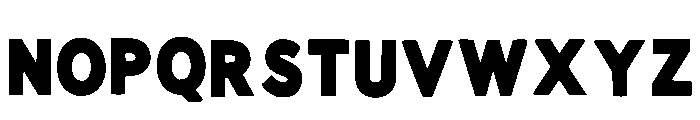 Bold Crush Regular Font LOWERCASE