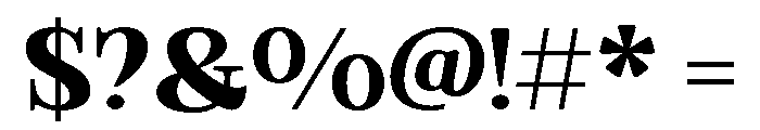 Bold Dignify Regular Font OTHER CHARS