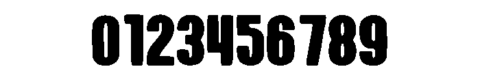 Bold Display Font OTHER CHARS