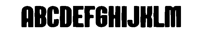 Bold Display Font UPPERCASE