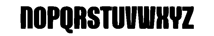 Bold Display Font UPPERCASE