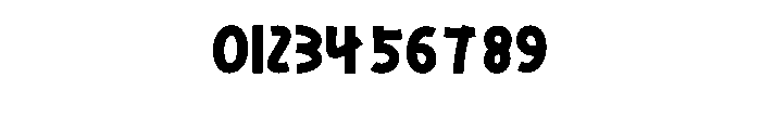 Bold Drip Font OTHER CHARS