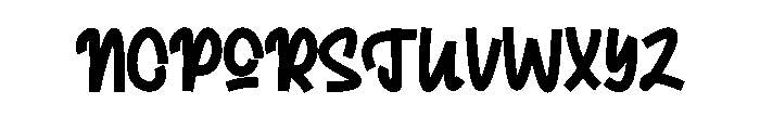 Bold Drip Font UPPERCASE