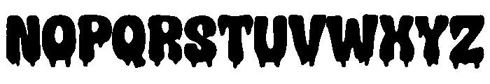 Bold Dripping Font UPPERCASE