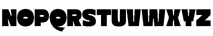 Bold Eater Regular Font UPPERCASE