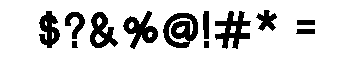 Bold Flower Regular Font OTHER CHARS