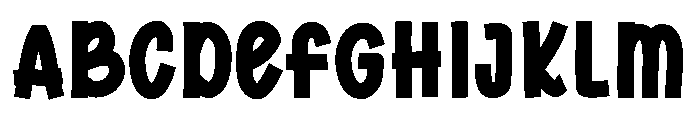 Bold Flower Regular Font UPPERCASE
