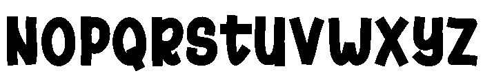 Bold Flower Regular Font UPPERCASE