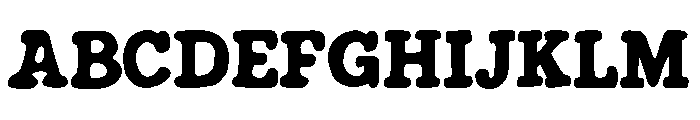 Bold Friends Forever Regular Font UPPERCASE