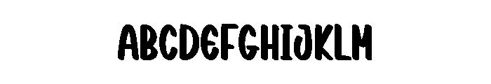Bold Girlies Font UPPERCASE