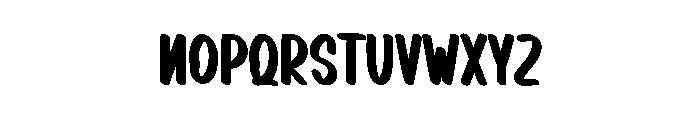 Bold Girlies Font UPPERCASE