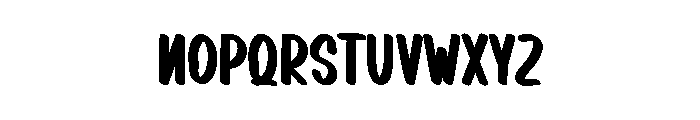 Bold Girlies Font LOWERCASE