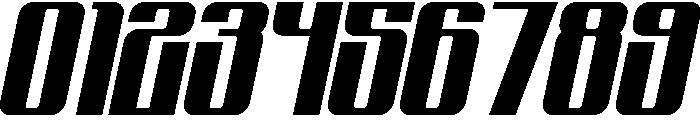 Bold Gold Italic Font OTHER CHARS