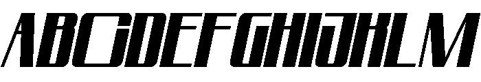 Bold Gold Italic Font UPPERCASE