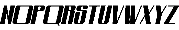 Bold Gold Italic Font UPPERCASE