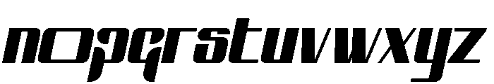 Bold Gold Italic Font LOWERCASE